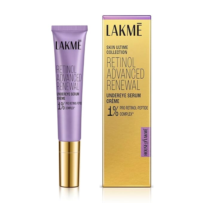 Lakme Retinol Advanced Renewal Under Eye Crème: Brighten, Tighten, Reduce Fine Lines
