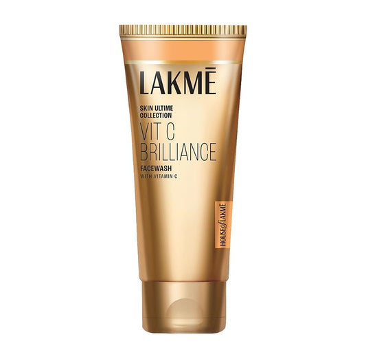 Lakmé Vitamin C Brilliance Facewash with Exfoliating Microcrystalline Beads 100g