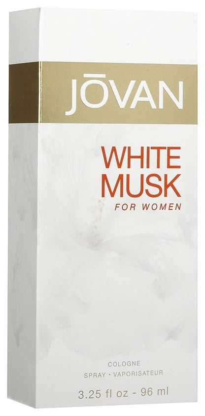 Jovan White Musk Eau de Cologne Fragrance Spray for Women