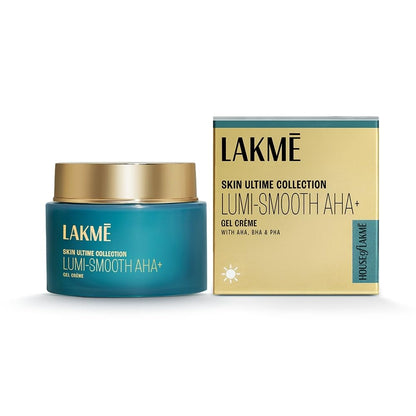 Lakme Lumi Smooth AHA+BHA+PHA+B3 Face Cream to Exfoliate & Unclog Pores, 50G