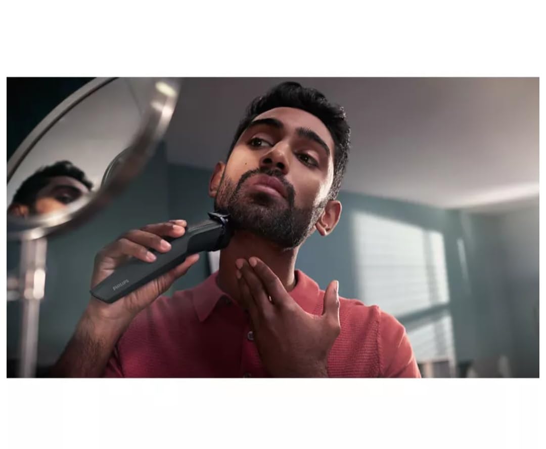 Philips 3000 Series Cordless Beard Trimmer with Self-Sharpening Blades