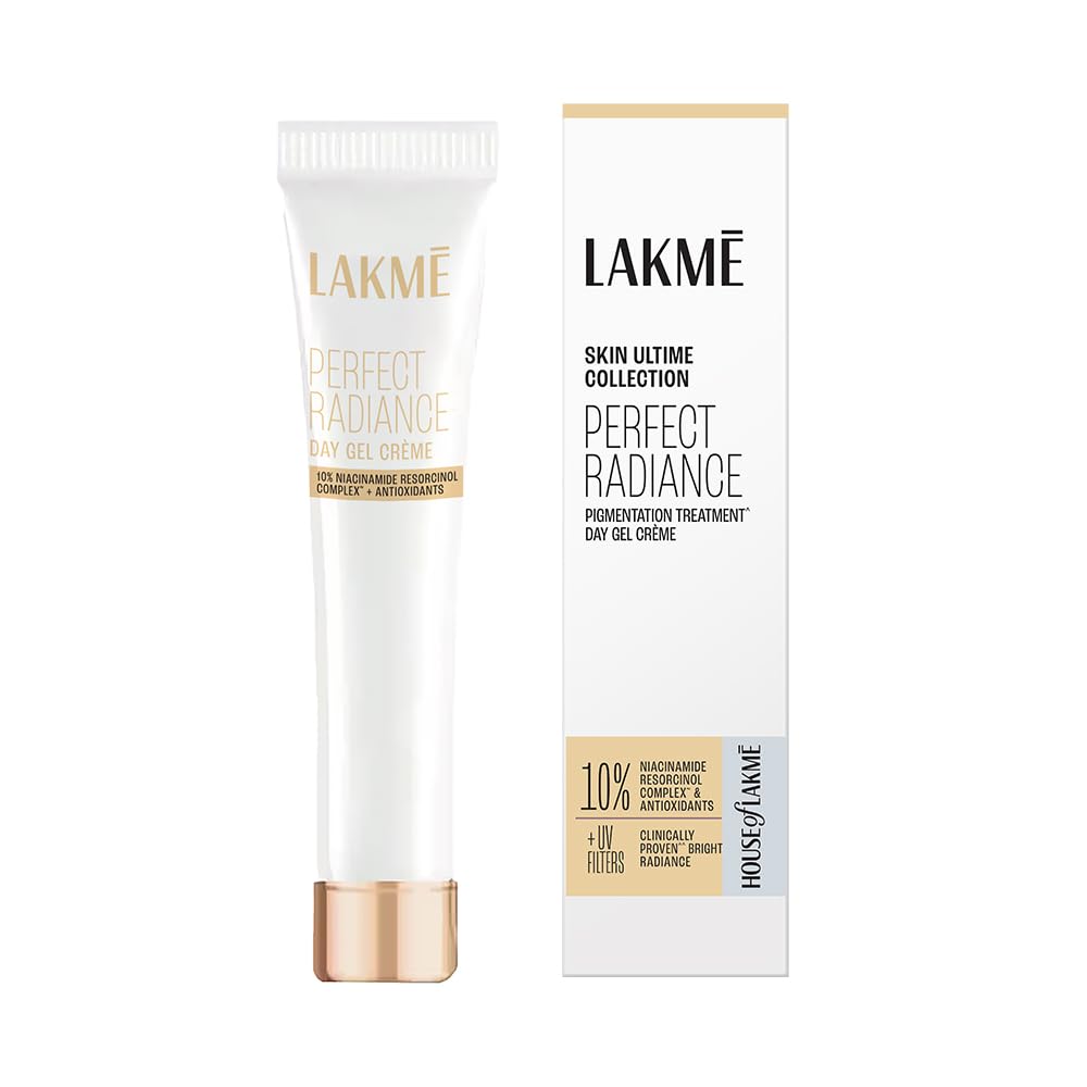 Lakme Perfect Radiance Day Gel Crème: Niacinamide & Resorcinol Pigmentation Treatment, 15g
