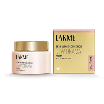 LAKMÉ Dew Drama Gel Creme: Pro-Ceramides, Vitamins E, B, F for Radiant Skin