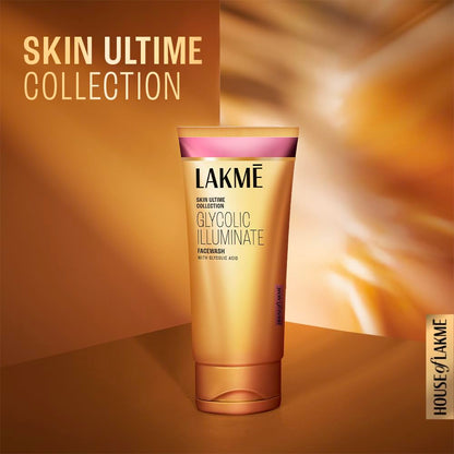 Lakmé Glycolic Illuminate Face Wash with Glycolic Acid for Glowing Skin