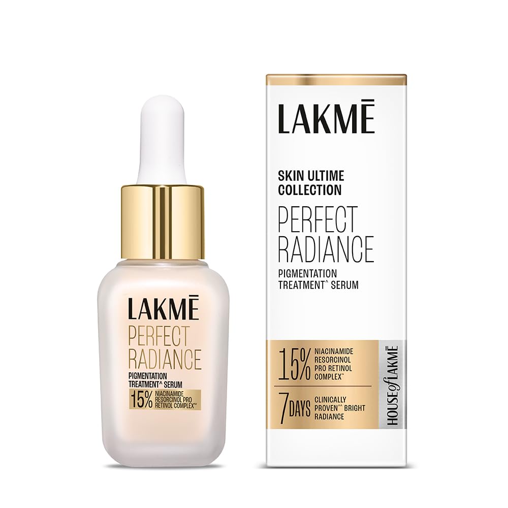 Lakme Perfect Radiance 15% Niacinamide Resorcinol Pro Retinol Pigmentation Treatment Serum