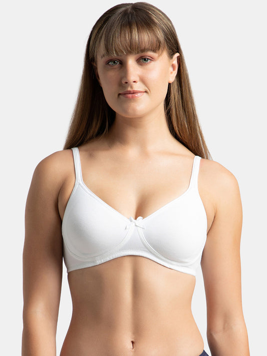 Jockey Wirefree Non Padded Super Combed Cotton Medium Coverage Everyday Bra