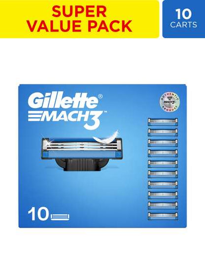 Gillette Mach3 Men's Razor Blades & Cartridges for Smooth Shaving Experience