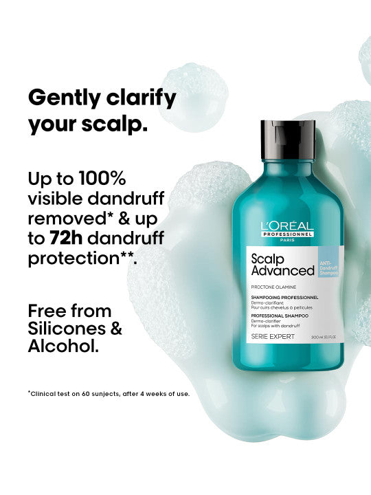 L'Oreal Professionnel Scalp Advanced Anti-Dandruff Dermo-Clarifier Shampoo 300ml
