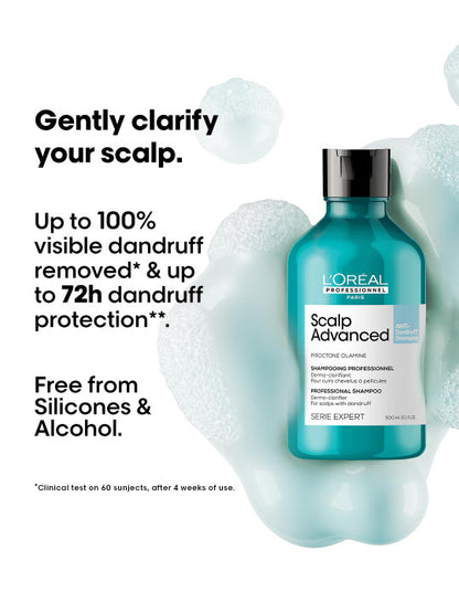 L'Oreal Professionnel Scalp Advanced Anti-Dandruff Dermo-Clarifier Shampoo 300ml
