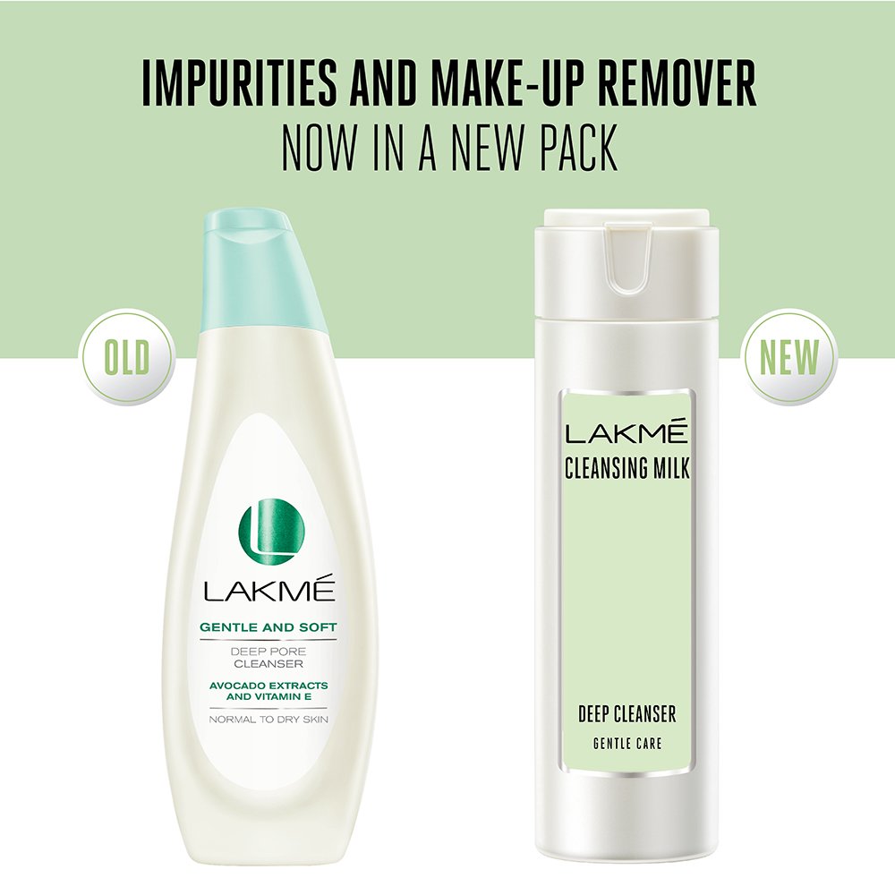 Lakme Gentle Soft Deep Pore Cleanser with Vitamin E & Avocado, 0.15 Fl Oz