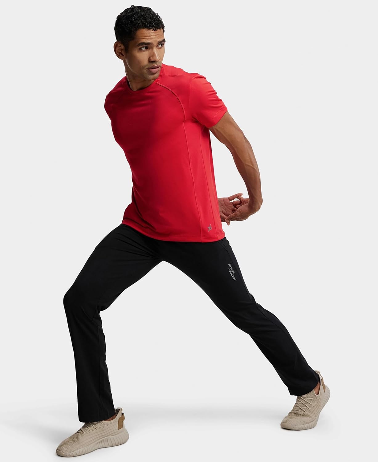 Jockey Men's Super Combed Cotton Rich Slim Fit Mid Rise Trackpants
