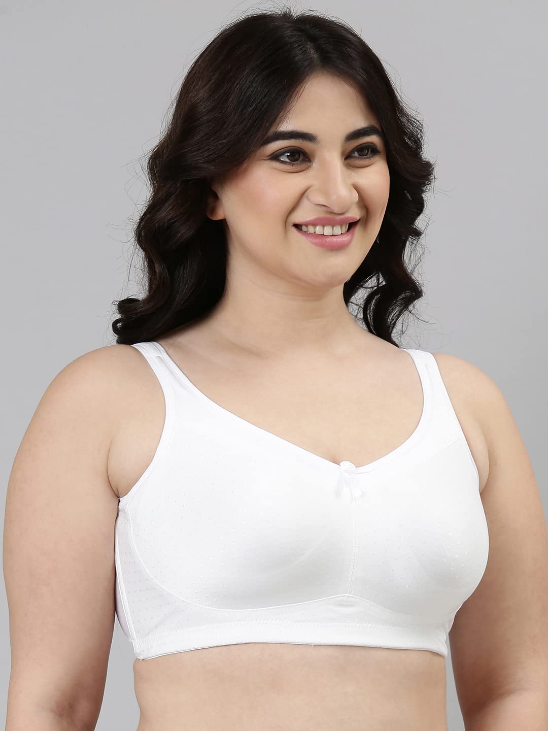 Enamor FB12 Full Support Smooth Super Lift Bra - Non-Padded, Wirefree Comfort