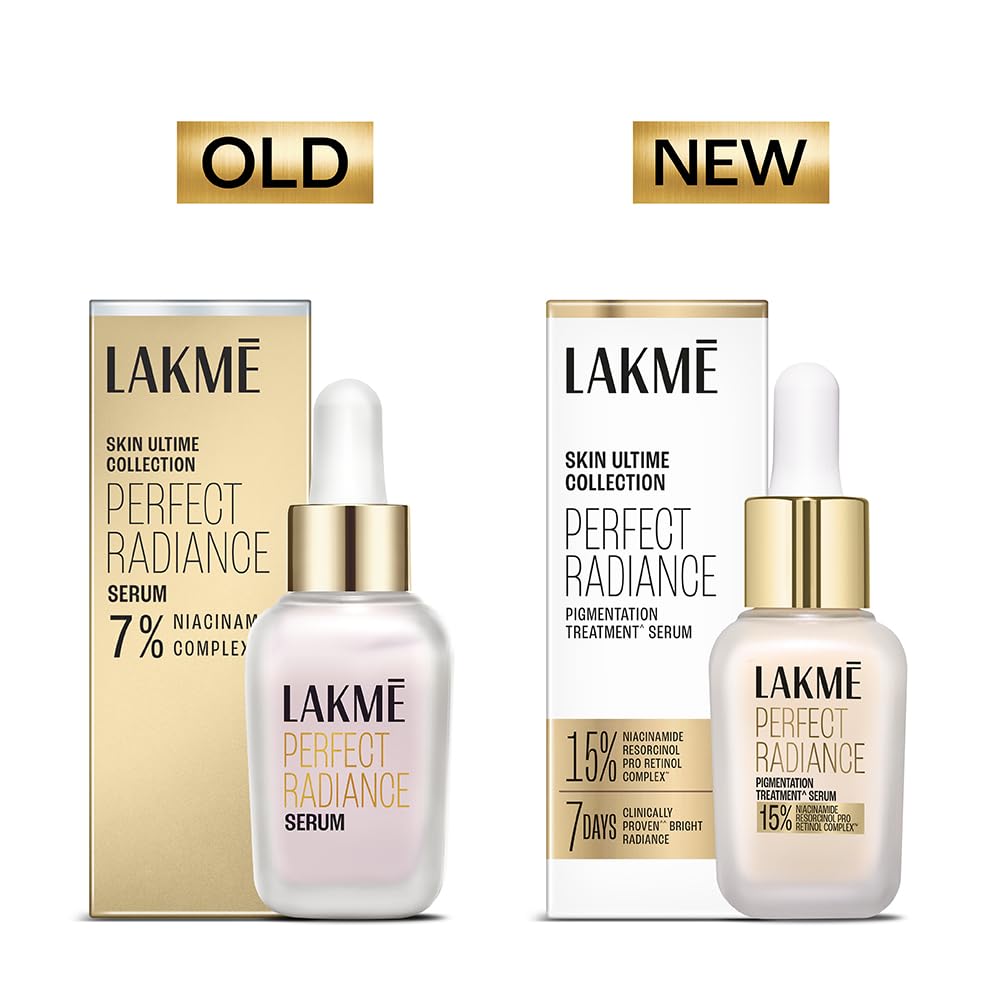 Lakme Perfect Radiance 15% Niacinamide Resorcinol Pro Retinol Pigmentation Treatment Serum