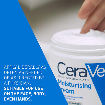 CeraVe Moisturizing Cream for Dry Skin with Hyaluronic Acid 16oz