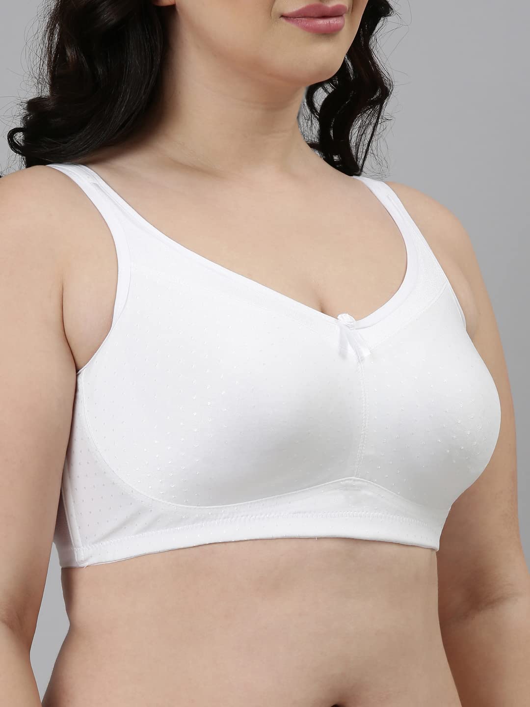 Enamor FB12 Full Support Smooth Super Lift Bra - Non-Padded, Wirefree Comfort