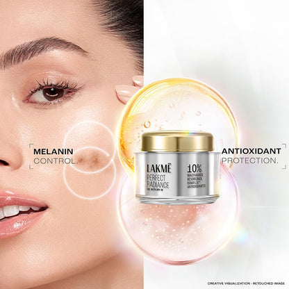Lakmé Perfect Radiance Pigmentation Treatment Gel SPF 30 Niacinamide Resorcinol Antioxidants 50g
