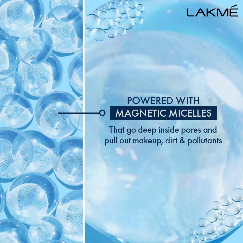 LAKMÉ Hydrating Soothing Micellar Cleansing Water for Gentle Makeup Removal