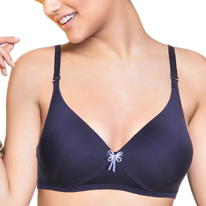 Enamor F023 Perfect Plunge Padded Wirefree T-Shirt Bra Medium Coverage