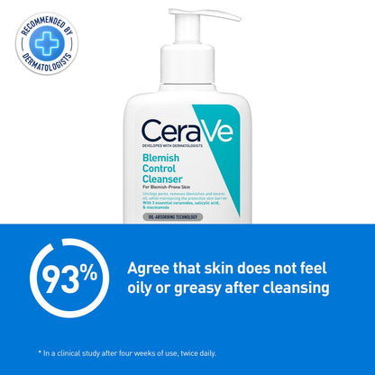 CeraVe Blemish Control Cleanser with 2% Salicylic Acid and Niacinamide