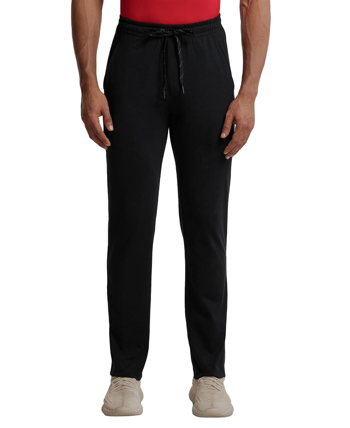 Jockey Men's Super Combed Cotton Rich Slim Fit Mid Rise Trackpants