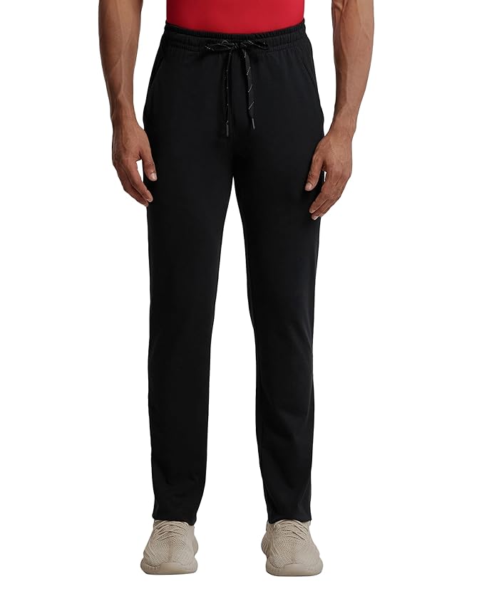 Jockey Men's Super Combed Cotton Rich Slim Fit Mid Rise Trackpants