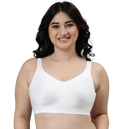 Enamor FB12 Full Support Smooth Super Lift Bra - Non-Padded, Wirefree Comfort