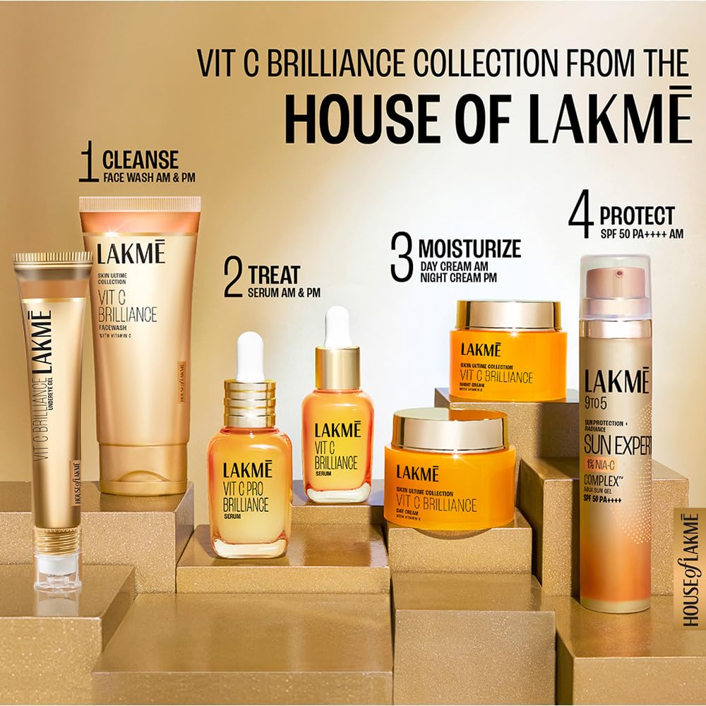 Lakme 9 to 5 Vitamin C+ Face Serum Kakadu Plum 15ml Brightening Renewal