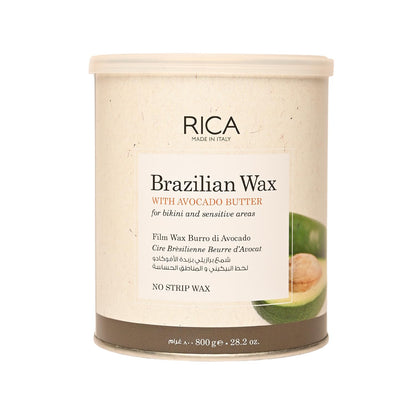 Rica Brazilian Wax Avocado Butter Stripless Face Bikini Hair Removal