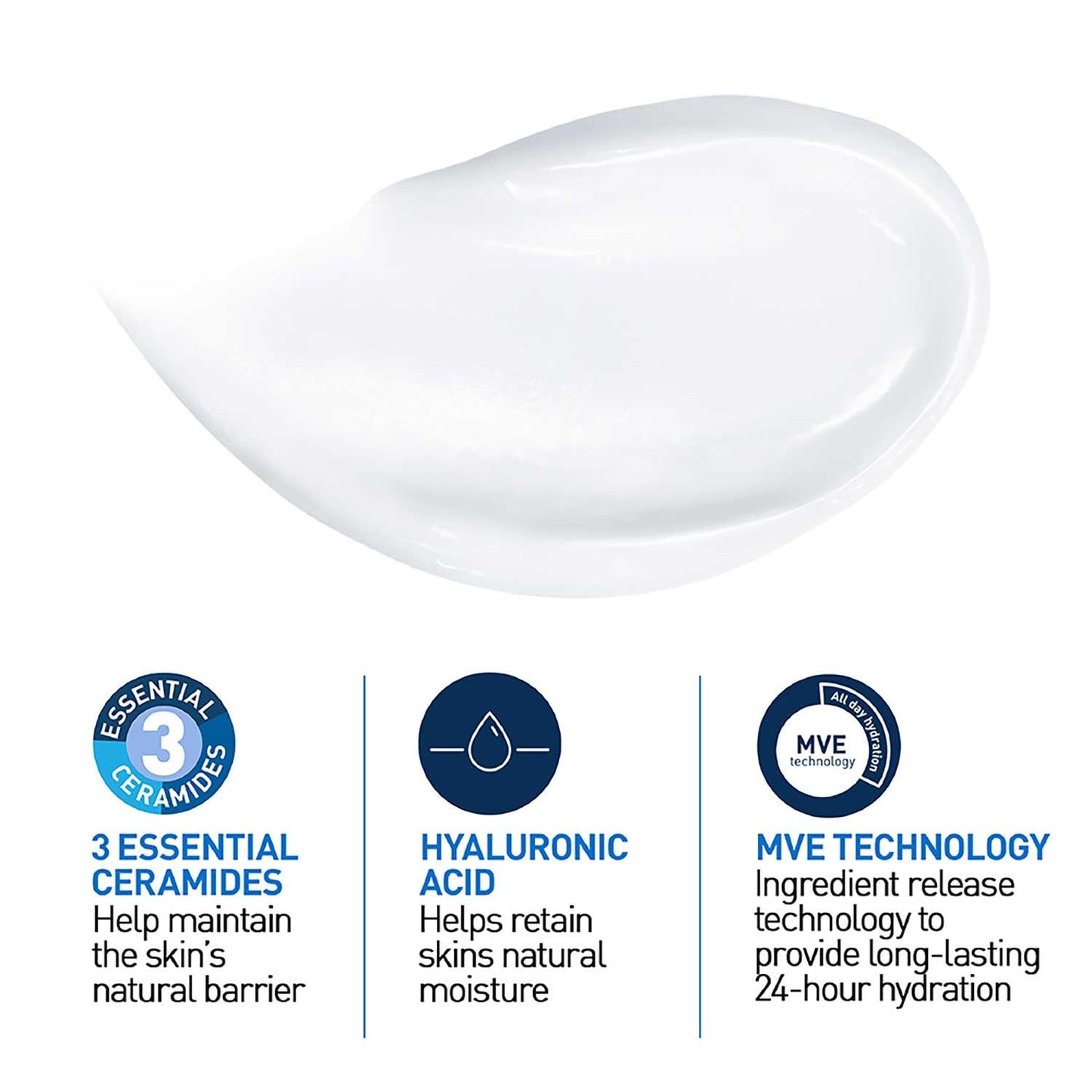 CeraVe Moisturizing Cream for Dry Skin with Hyaluronic Acid 16oz