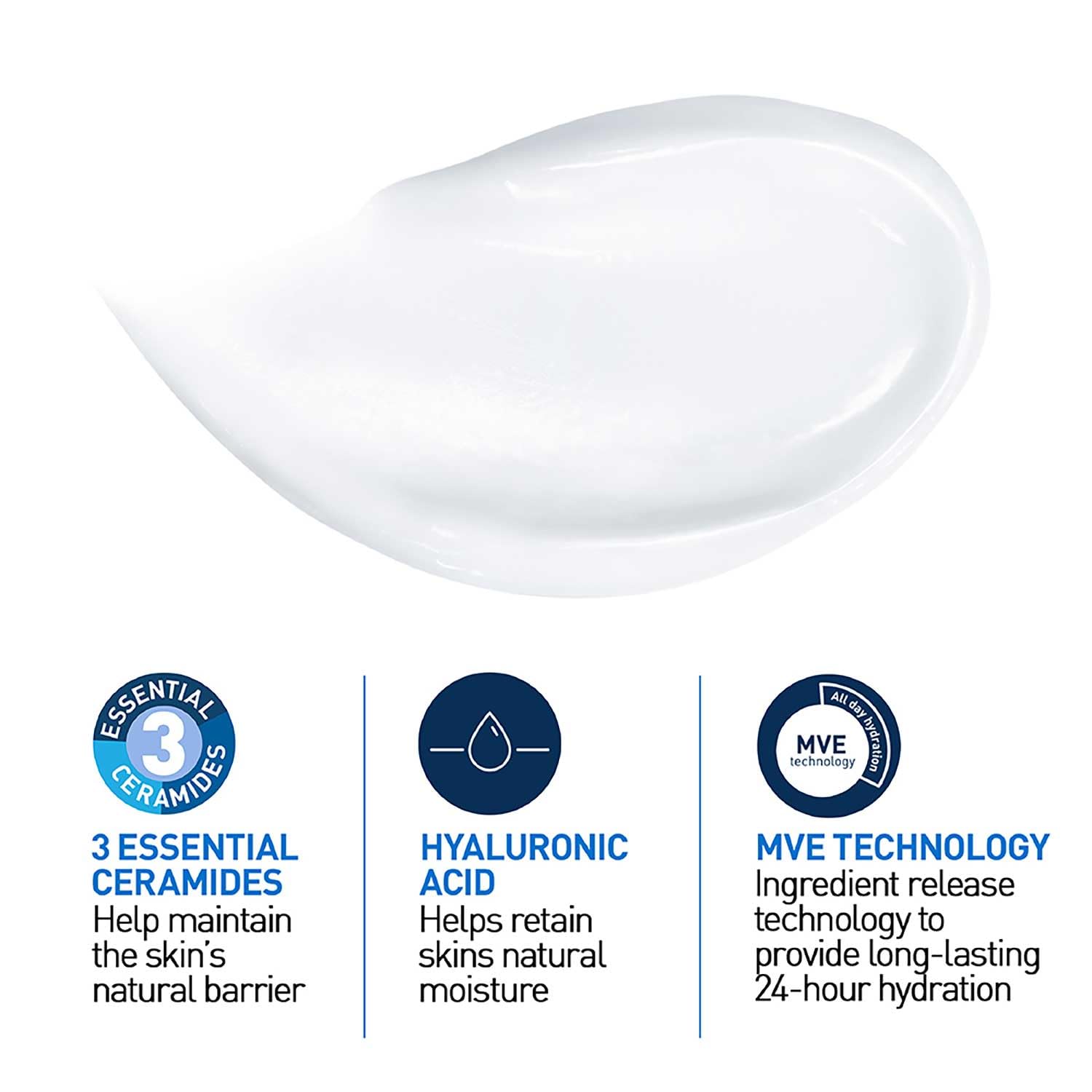 CeraVe Moisturizing Cream for Dry Skin with Hyaluronic Acid 16oz
