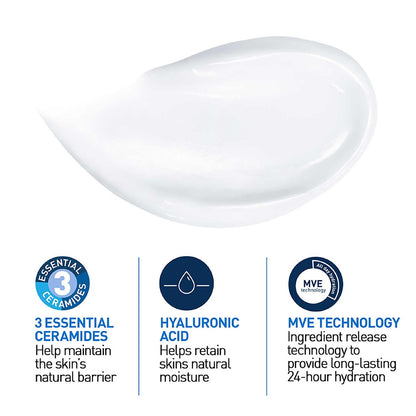 CeraVe Moisturizing Cream for Dry Skin with Hyaluronic Acid 16oz