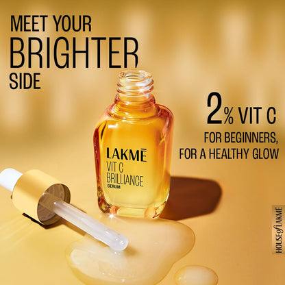 Lakme Vitamin C+ Facial Serum: Brightens, Fights Dullness, Kakadu Plum Enriched, 30ml