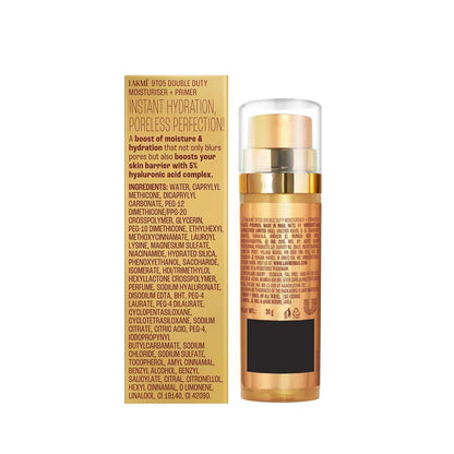 Lakme 9to5 Double Duty Hydrating Moisturizer + Primer, Blurs Pores, 30g