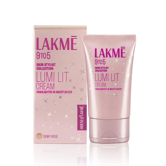 LAKMÉ Lumi Skin Dewy Rose Cream: Lightweight Moisturizer with 3D Highlighted Glow