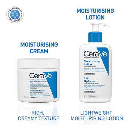 CeraVe Moisturizing Cream for Dry Skin with Hyaluronic Acid 16oz