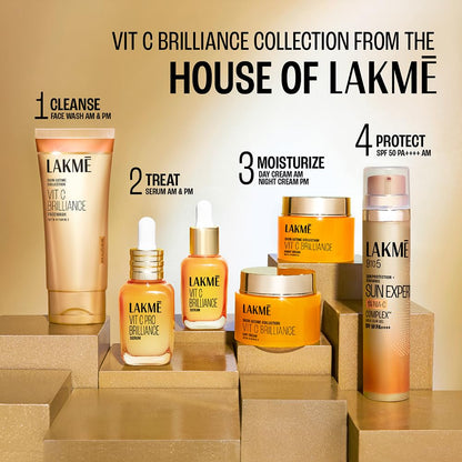 Lakme Vitamin C Brilliance Face Serum for Tighter, Brighter Skin Glow