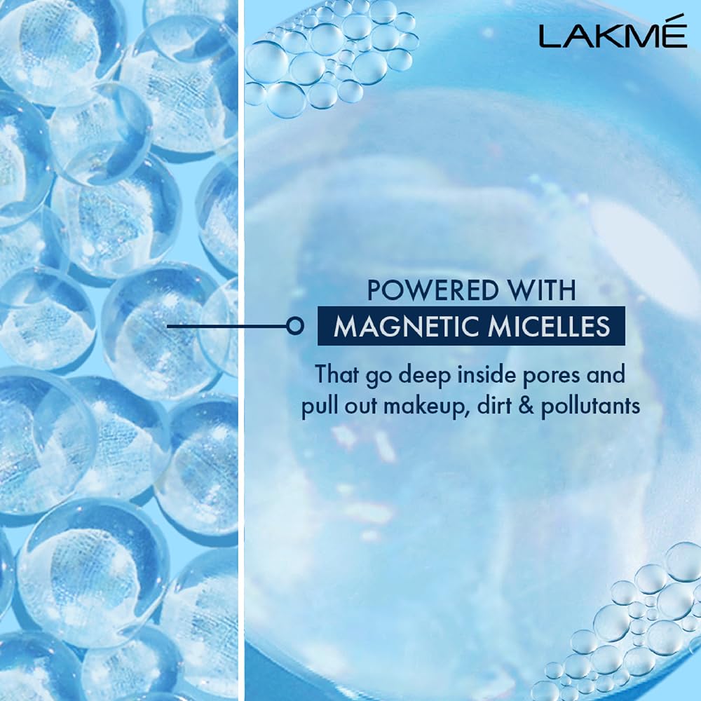 Lakme Micellar Pure Deep Pore Face Wash with Hyaluronic Acid 50g
