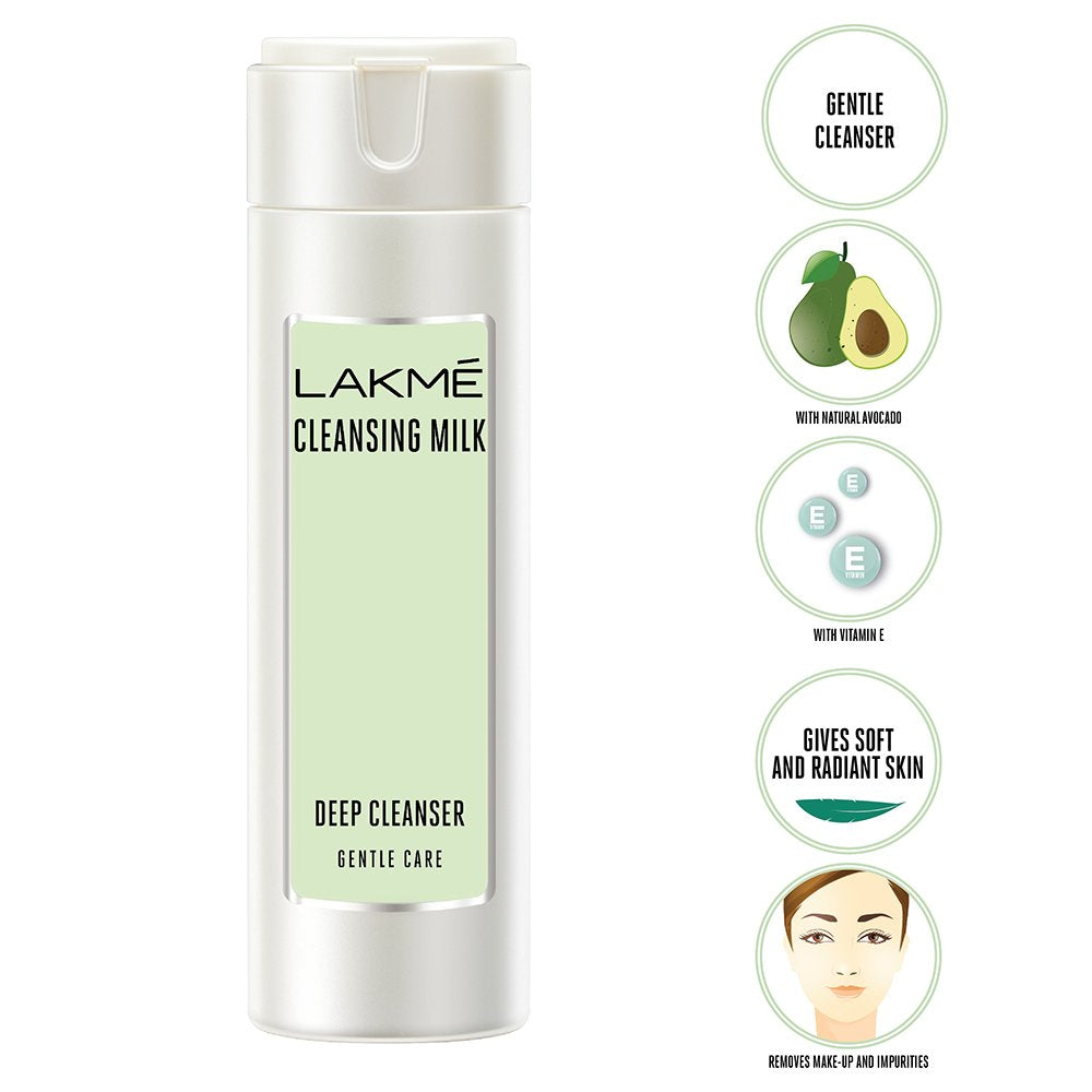 Lakme Gentle Soft Deep Pore Cleanser with Vitamin E & Avocado, 0.15 Fl Oz