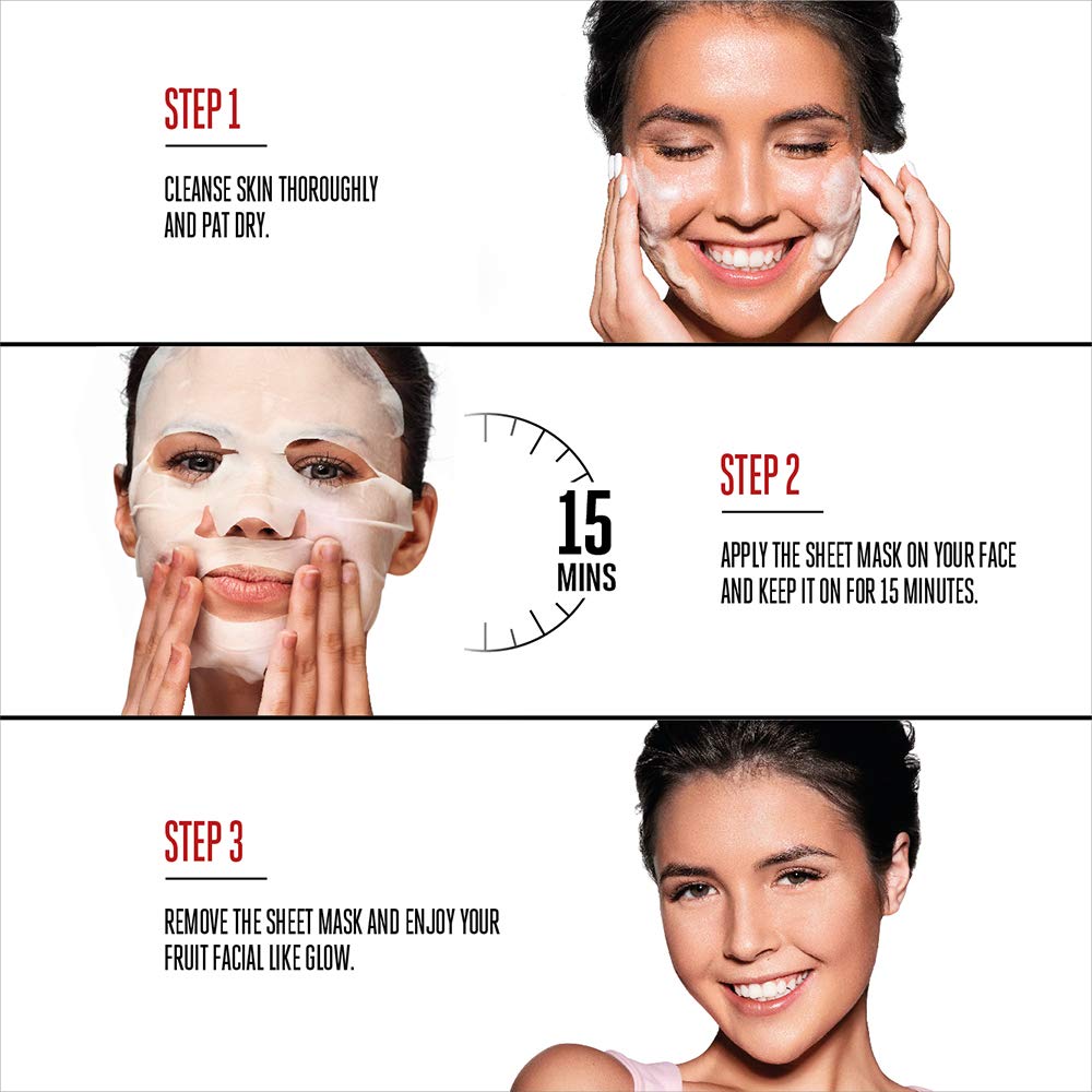Lakme Blush & Glow Strawberry Sheet Mask: Instant Hydration & Fruity Radiance