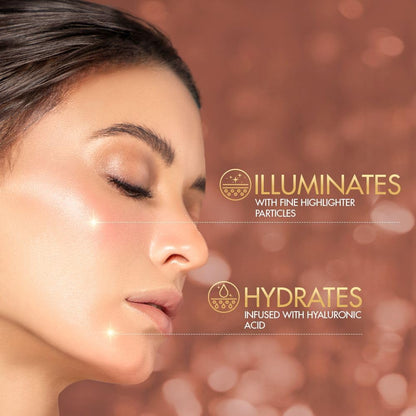 Lakme Lumi Skin Dewy Rose Tinted Moisturizer Cream for Instant 3D Glow, 30g