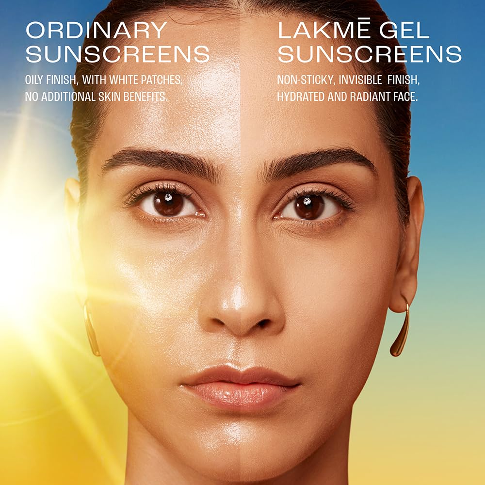 Lakmē Sun Expert SPF 50 Non-Sticky Gel Sunscreen with Niacinamide