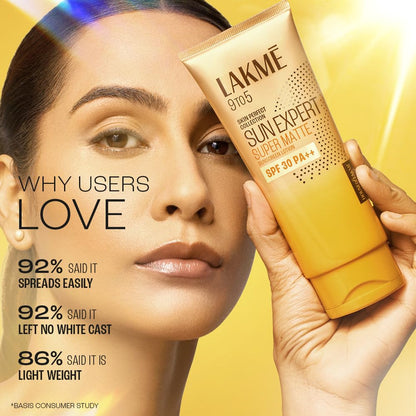 Lakme Sun Expert SPF 30 Ultra Matte Sunscreen Lotion