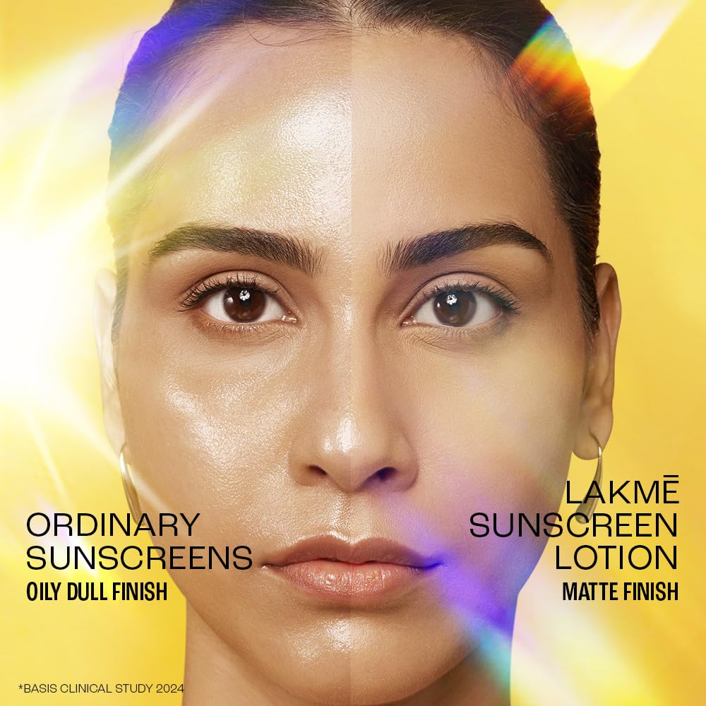 Lakmē Sun Expert SPF 50 Ultra Matte Lotion with Niacinamide and Cucumber
