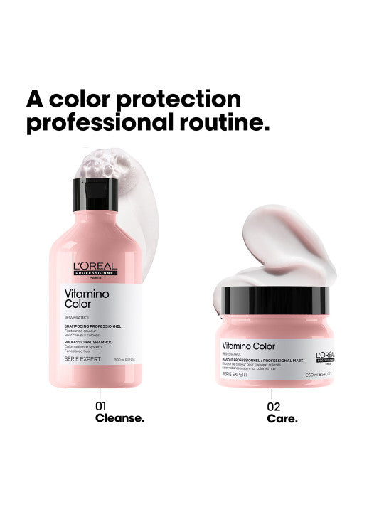 L'Oréal Professionnel Vitamino Color Shampoo 300ml with Resveratrol for Protected Hair