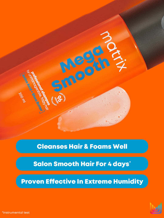 Matrix Mega Smooth Professional Shea Butter Shampoo for Frizzy Hair 350ml