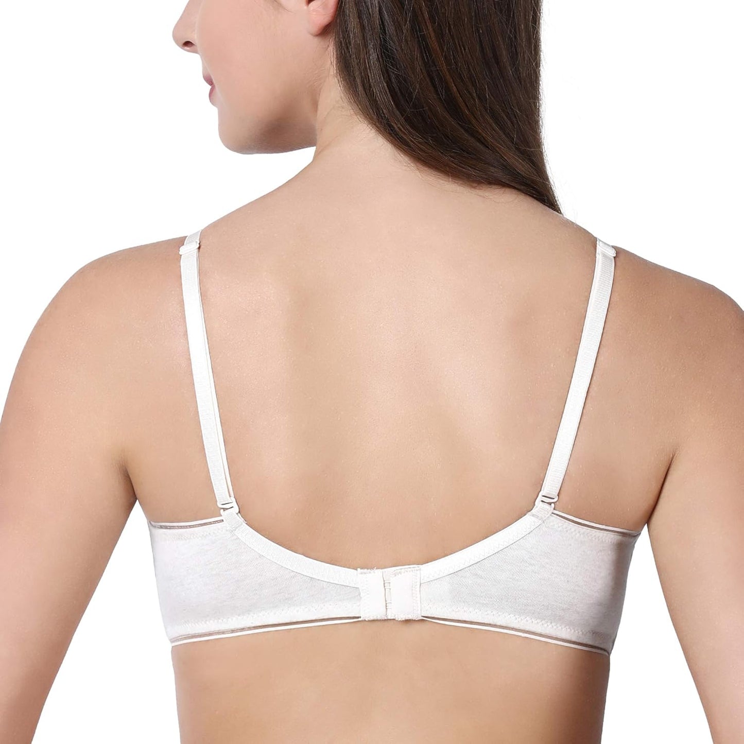 Enamor Women's Cotton Everyday T-Shirt Bra, Padded, Wirefree, High Coverage