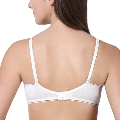 Enamor Women's Cotton Everyday T-Shirt Bra, Padded, Wirefree, High Coverage