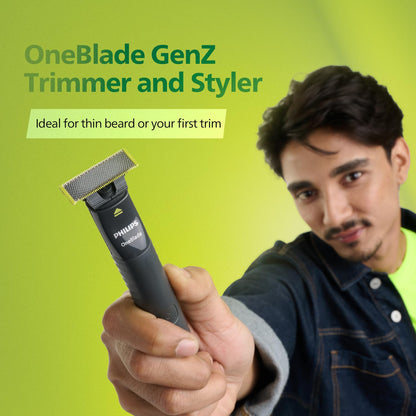 Philips OneBlade Hybrid Face Trimmer and Shaver for Men
