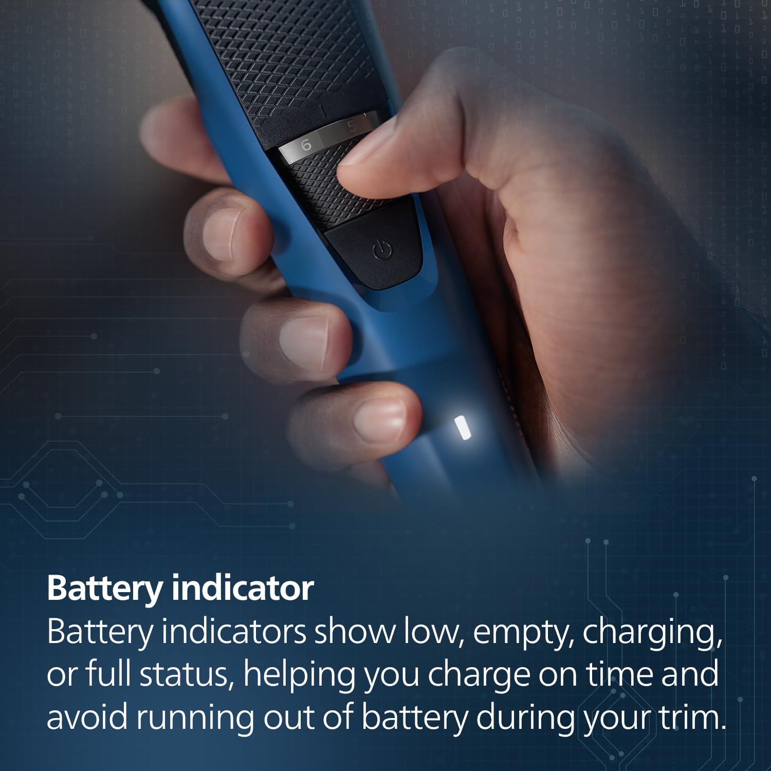Philips BT3303/30 Cordless Beard Trimmer with 10 Length Settings