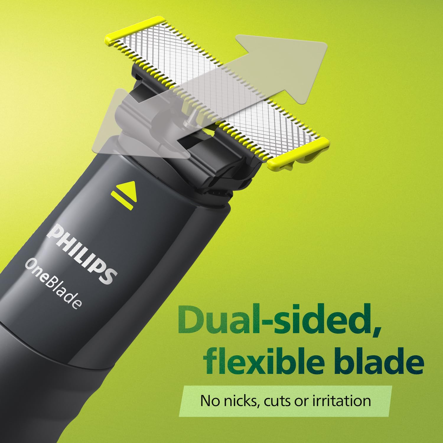 Philips OneBlade Hybrid Face Trimmer and Shaver for Men